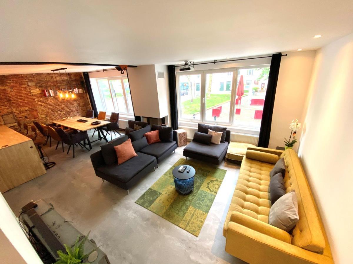 The Square - Vacation Rental With Outdoor Sauna - Centre Of Антверпен Екстериор снимка